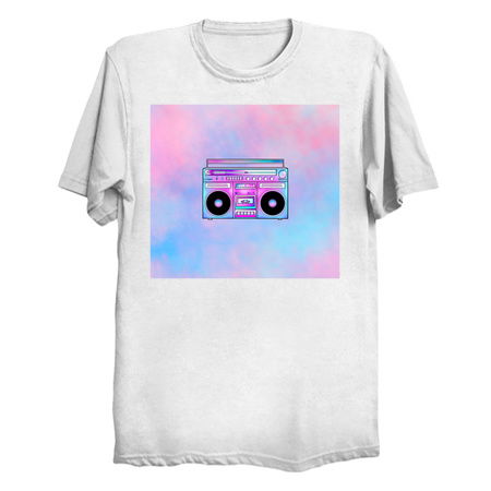 Totally Sweet Retro Cotton Candy Boombox tiny thumbnail