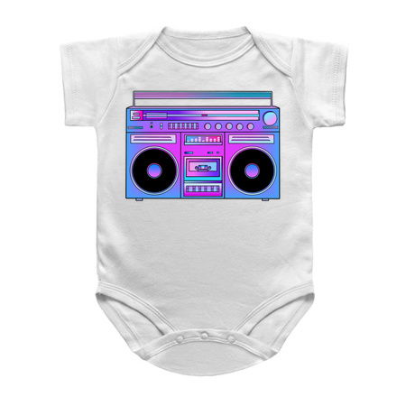 Musical Cotton Candy Blue Pink Boombox tiny thumbnail