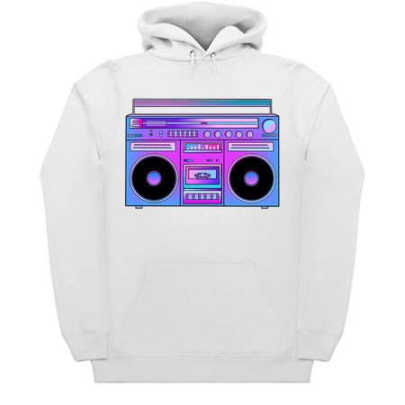 Musical Cotton Candy Blue Pink Boombox tiny thumbnail