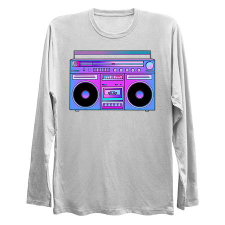 Musical Cotton Candy Blue Pink Boombox tiny thumbnail