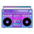 Musical Cotton Candy Blue Pink Boombox tiny thumbnail