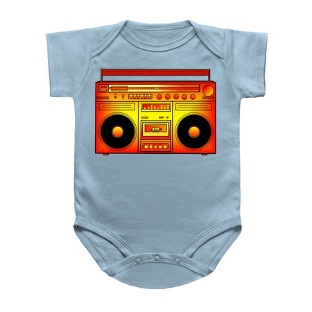 Warm Red Orange Gold Fire Boombox tiny thumbnail