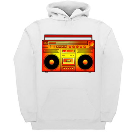 Warm Red Orange Gold Fire Boombox tiny thumbnail