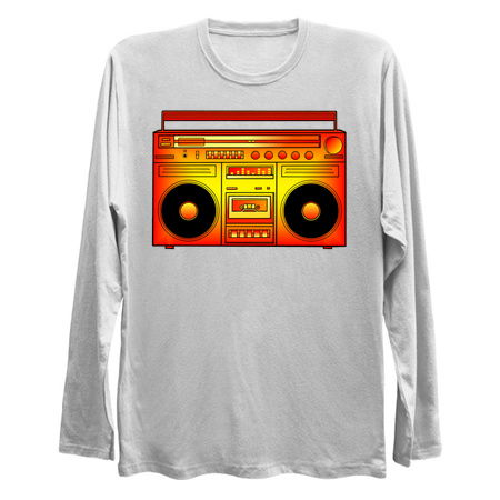 Warm Red Orange Gold Fire Boombox tiny thumbnail