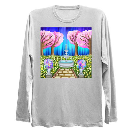 Daffodil Cherry Blossom Fountain Garden of Spring tiny thumbnail