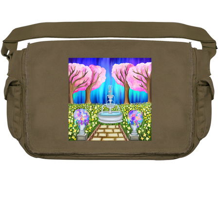 Daffodil Cherry Blossom Fountain Garden of Spring tiny thumbnail