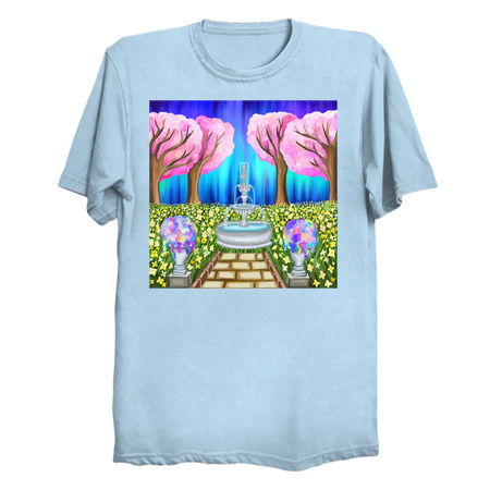 Daffodil Cherry Blossom Fountain Garden of Spring tiny thumbnail