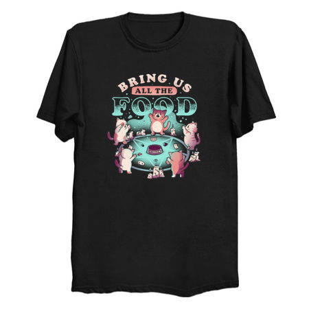 Bring Us All The Food Cute Evil Hungry Cat Gift tiny thumbnail