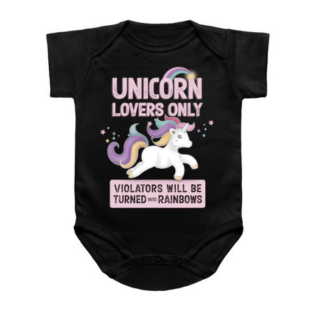 Unicorn Lover Only Violators Will Be Turned Into Rainbows tiny thumbnail