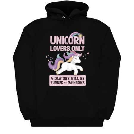 Unicorn Lover Only Violators Will Be Turned Into Rainbows tiny thumbnail