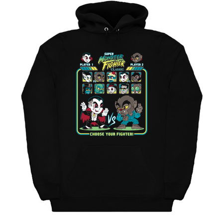 Super Monster Fighter - Cartoon Chibi Style - Retro Video Game - Classic Vintage Horror tiny thumbnail
