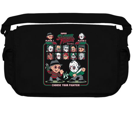 Super Slasher Fighter - Cartoon Chibi Style - Retro Video Game - Classic Slasher Horror tiny thumbnail