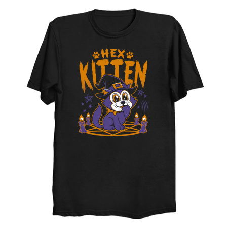 Hex Kitten - Cartoon Kawaii Witch - Chonky Cat tiny thumbnail