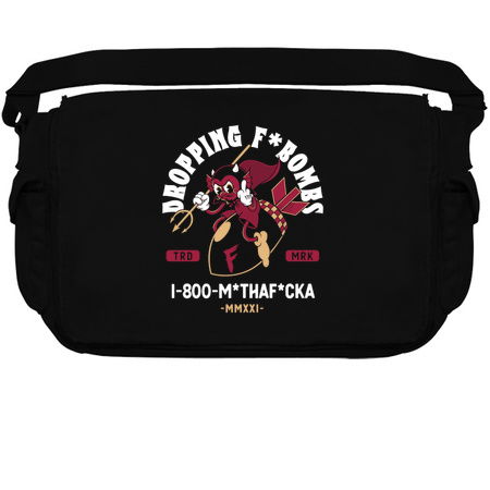 Dropping F Bombs -  Swearing Vintage Cartoon Devil  - NSFW tiny thumbnail