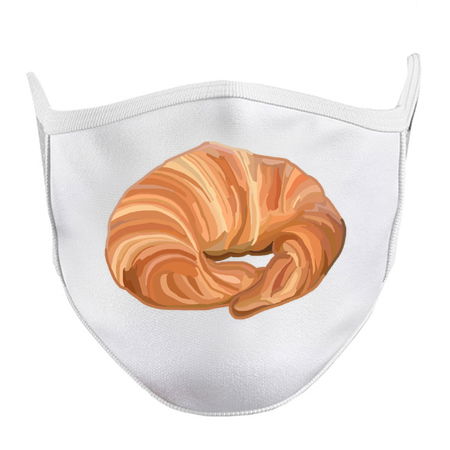 French Croissant Bread Illustration tiny thumbnail