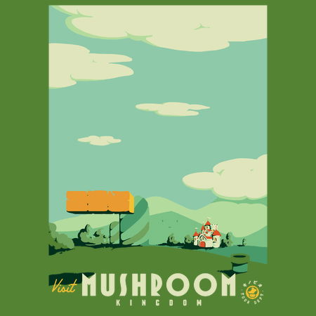 visit mushroom kingdom - NeatoShop