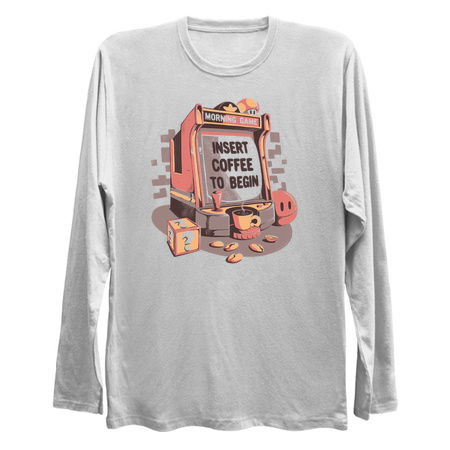 Insert Coffee To Begin - Cute Coffee Gamer Gift tiny thumbnail