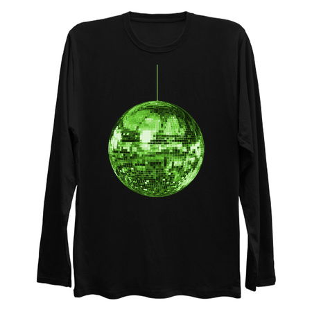 Glamorous Glittery Green Disco Ball tiny thumbnail