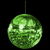 Glamorous Glittery Green Disco Ball tiny thumbnail