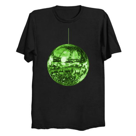 Glamorous Glittery Green Disco Ball tiny thumbnail