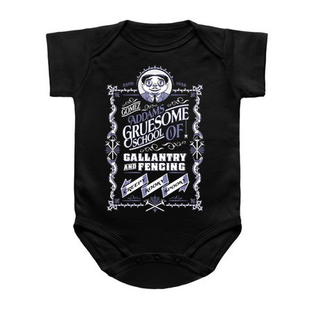 Gomez Gruesome School of Gallantry and Fencing - Creepy Cute Goth - Addams Family tiny thumbnail