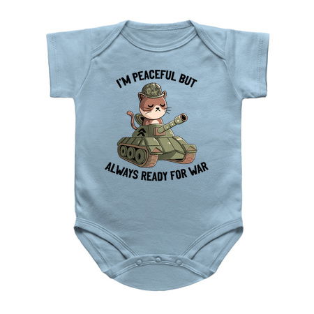 I'm Peaceful But Always Ready For War Blue tiny thumbnail