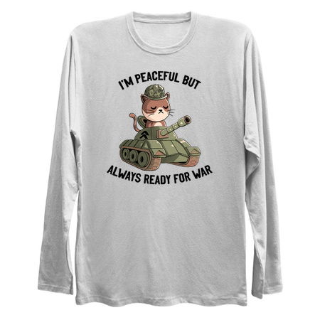 I'm Peaceful But Always Ready For War Blue tiny thumbnail