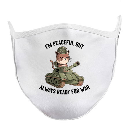 I'm Peaceful But Always Ready For War Blue tiny thumbnail