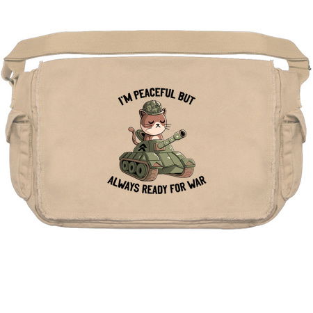 I'm Peaceful But Always Ready For War Blue tiny thumbnail