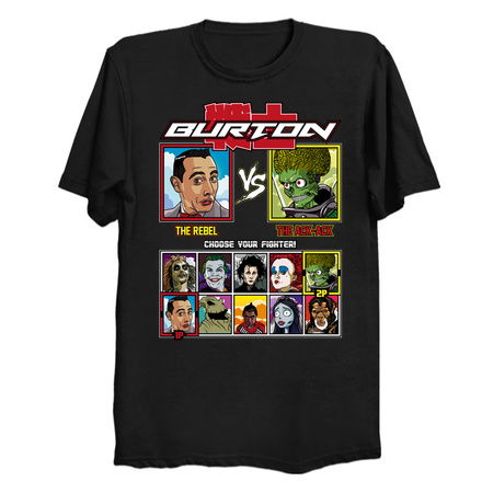 Tim Burton Fighter - Pee Wee vs Mars Attack! tiny thumbnail