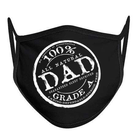 100% Dad ( WHITE LOGO on Black/Red/Blue & more) tiny thumbnail