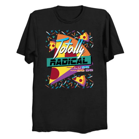 Totally Radical - Retro 90's Pattern - Ninja Turtles - Skateboard tiny thumbnail