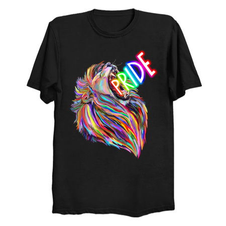 Rainbow Roaring Pride Lion - NeatoShop