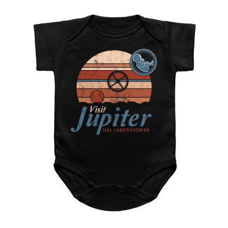 Visit Jupiter - Vintage Distressed Sci Fi - Retro Space Odyssey tiny thumbnail