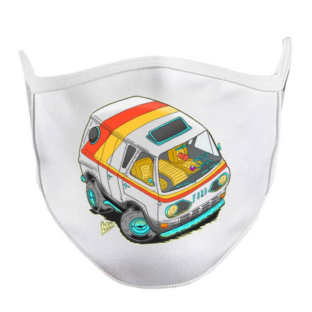 Vintage Customized Transparent Van without Background tiny thumbnail