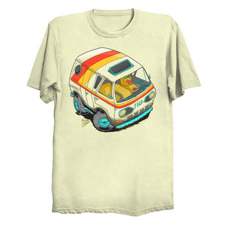 Vintage Customized Transparent Van without Background tiny thumbnail
