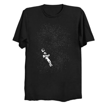 Astronaut Skeleton Gravity Black and White tiny thumbnail