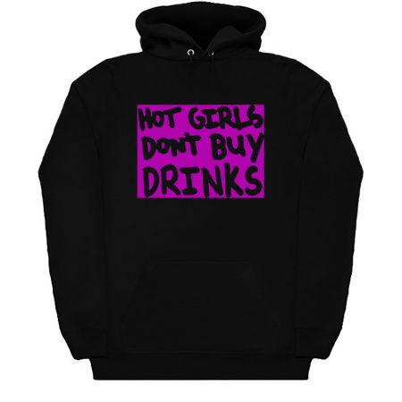 Hot Girls Dont buy Drinks Black tiny thumbnail