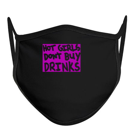 Hot Girls Dont buy Drinks Black tiny thumbnail