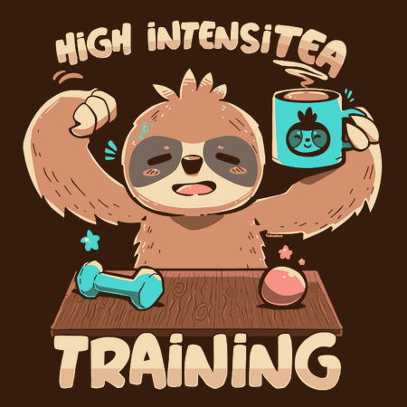 High IntensiTEA Training Sloth - NeatoShop