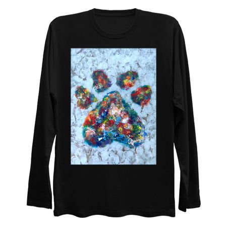 Rainbow Fingerprint Pet Pawprint tiny thumbnail