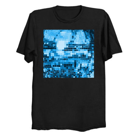 Blue Mirrored Disco Ball Pattern tiny thumbnail