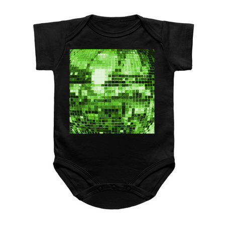 Green Mirrored Disco Ball Pattern tiny thumbnail