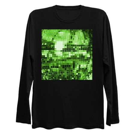 Green Mirrored Disco Ball Pattern tiny thumbnail