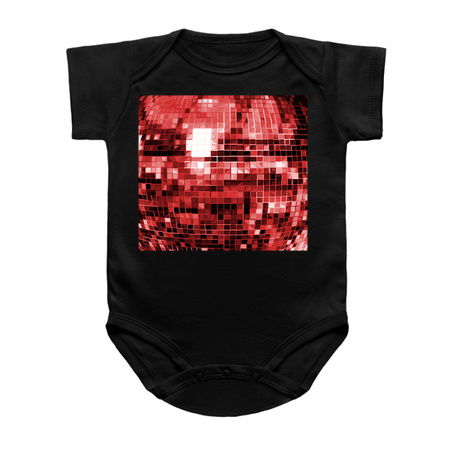 Red Mirrored Disco Ball Pattern tiny thumbnail