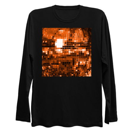 Orange Mirrored Disco Ball Pattern tiny thumbnail