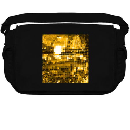 Gold Yellow Mirrored Disco Ball Pattern tiny thumbnail