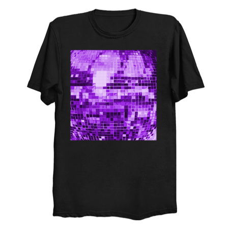 Purple Mirrored Disco Ball Pattern tiny thumbnail