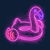 Neon flamingo tiny thumbnail