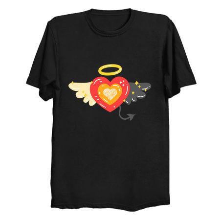 Cute Ineffable Husbands Wings and Heart with Halo tiny thumbnail